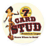 7 CARD STUD ROUND STICKERS