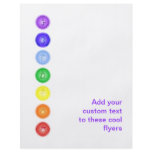 7 Chakras in a Line Flyer