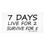 7 Days Personalized Photo Card