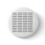 7 Dirty Binary Words Pinback Button