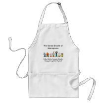 7 Dwarfs of Menopause Apron