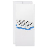 7 Swans Swimming Personalized Rack Card