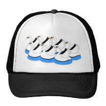 7 Swans Swimming Trucker Hats