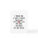 7 Words For A Long and Happy Marriage cards