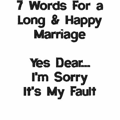 7 Words For A Long and Happy Marriage Polo by samack