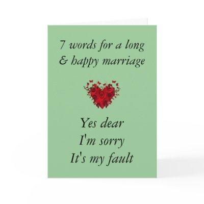 7 Words For A Long Marriage by samack