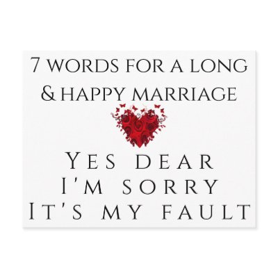 7 Words For A Long Marriage by samack