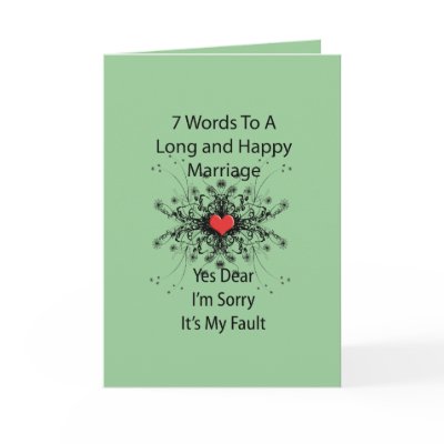 7 Words To A Long Marriage by samack