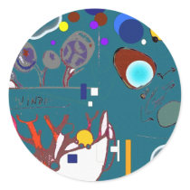 7 ZERO - Abstract Sticker