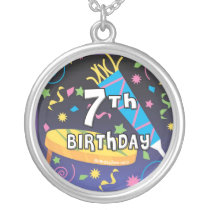 7th Birthday Party necklaces