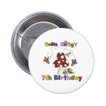 7th Bug Birthday buttons