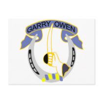 7th Cavalry Regiment Patch Postcard