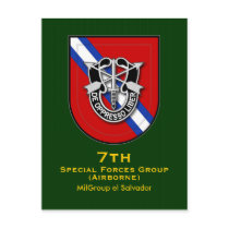 7th SFG-A 4 el Sal Post Card