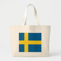 800px-Flag_of_Sweden Canvas Bags
