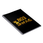 803 Area Code Swag Note Book