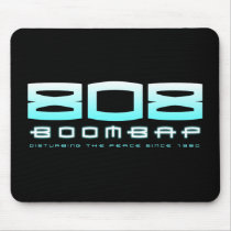 808 Boom Bap (Blue) Mouse Pad