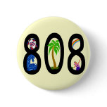808 Island life button