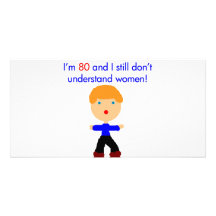 80 Don't understand women Photo Cards