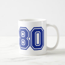 80 - eighty coffee mug