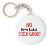 80 Never Looked This Good Keychains