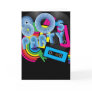 80 Retro Party Greeting Card