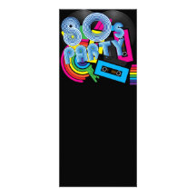 80 Retro Party Custom Invite