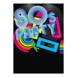 80 Retro Party Personalized Announcement