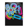 80 Retro Party Postcard