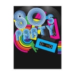 80 Retro Party postcards