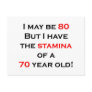 80 stamina