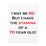 80 stamina