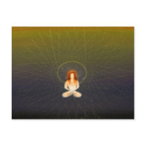 80. THE GODDESS ? POSTCARD
