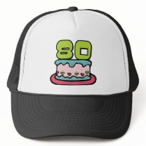 80 Year Old Birthday Cake Hat