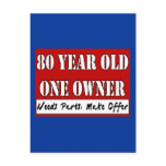 80 Year Old, One Owner - Needs Parts, Make Offer Post Card