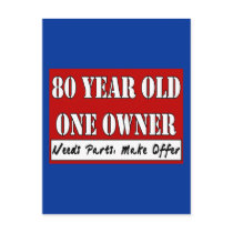 80 Year Old, One Owner - Needs Parts, Make Offer Post Card