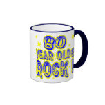 80 Year Olds Rock! (Blue) Mug