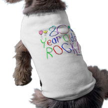 80 Year Olds Rock ! Pet Tshirt