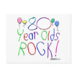 80 Year Olds Rock ! Post Cards
