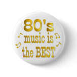 80s Best Pinback Button