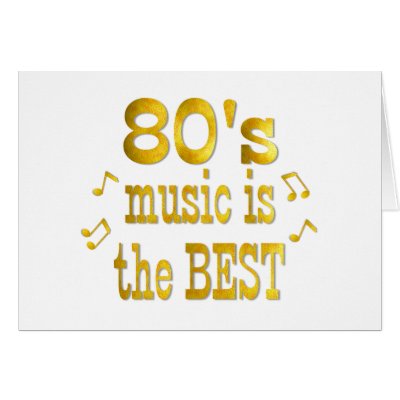 80s Best Greeting Card by TLArnold6