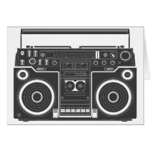 80s Boombox Cards