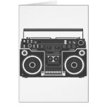 80s Boombox Greeting Card