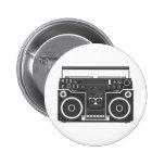 80s Boombox Pinback Buttons