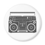 80s Boombox Refrigerator Magnet
