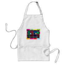 80's Cassette Colour Blocks Apron