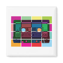 80's Cassette Colour Blocks