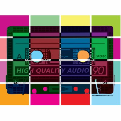 80's Cassette Colour Blocks by fightcancertees