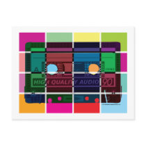 80's Cassette Colour Blocks