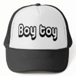 80's catch phase boy toy on a hat