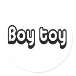 80's catch phase boy toy on a sticker